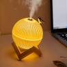 Lampe lune avec humidificateur d'air d'oiseau, diffuseur de parfum de pulvérisation automatique, brumisateur USB, diffuseur