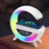 Mini Wireless Charger Speaker, Wireless Charger Atmosphere Lamp, Alarm Clock with Wireless Charger, Bedside Lamps, Ambient