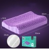 Oreiller Violet En Silicone,Cool Gel Stress Release Oreiller &Cerisier Motif De Fleur Coussin Lombaire Oreiller Confortable