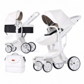 0-36 Months Luxury Pram for Newborn Baby High Landscape Stroller